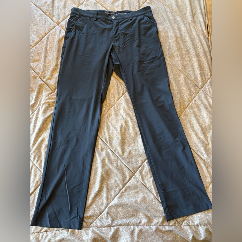 Atwater Modern Tech Pants Mens 35‎ Navy Blue Stretch Performance M5542W693